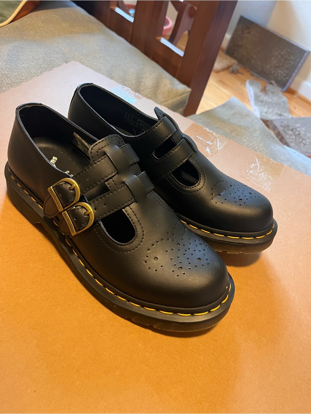 Dr. Martens Vegan 8065 Felix Mary Jane Shoes Black